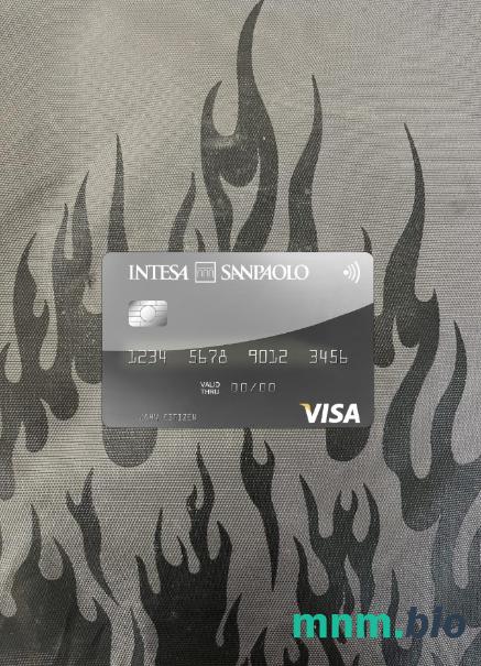 Albania Intesa Sanpaolo bank wygląd zdjęcia karty wizowej skan PSD + zdjęcie